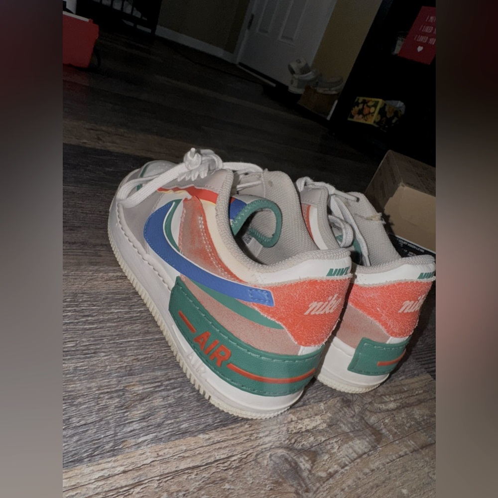 Nike Air Force 1 Shadow Sail Signal Blue Green W